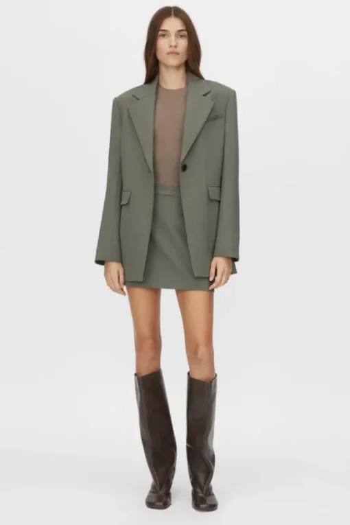 Annick Blazer Sacramento Green