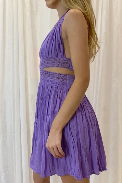 Artemis Mini Dress Lavender