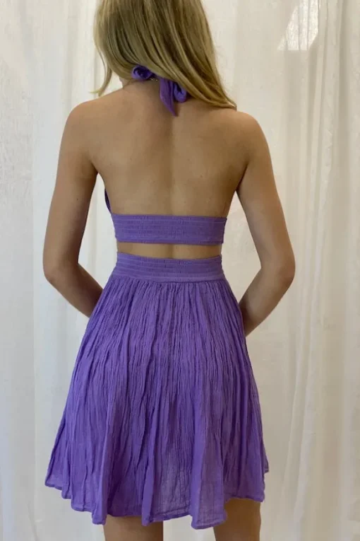 Artemis Mini Dress Lavender
