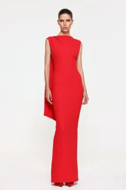 Audrey Gown Cherry Red