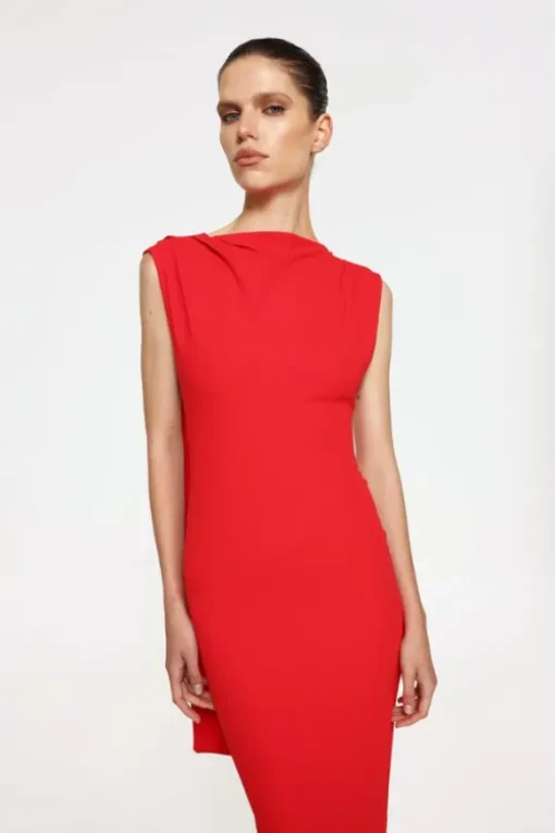 Audrey Gown Cherry Red