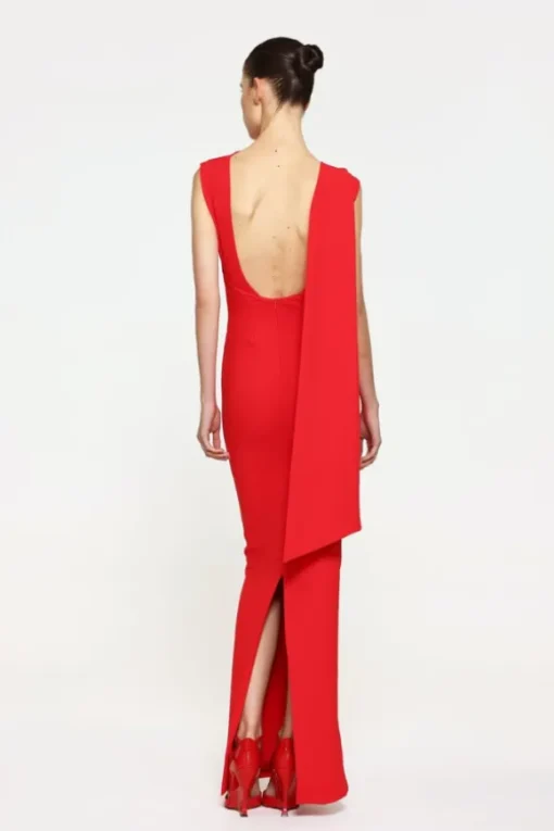 Audrey Gown Cherry Red
