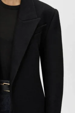 Base Blazer Coat Black