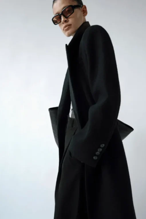 Base Blazer Coat Black