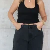 Bella Halter Tank Black