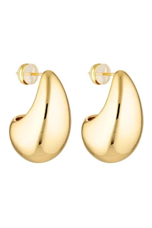 Blob Earrings Gold