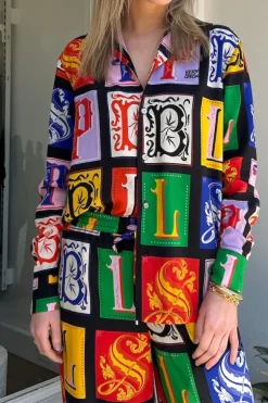 BLSP Long Sleeve Resort Shirt Multi