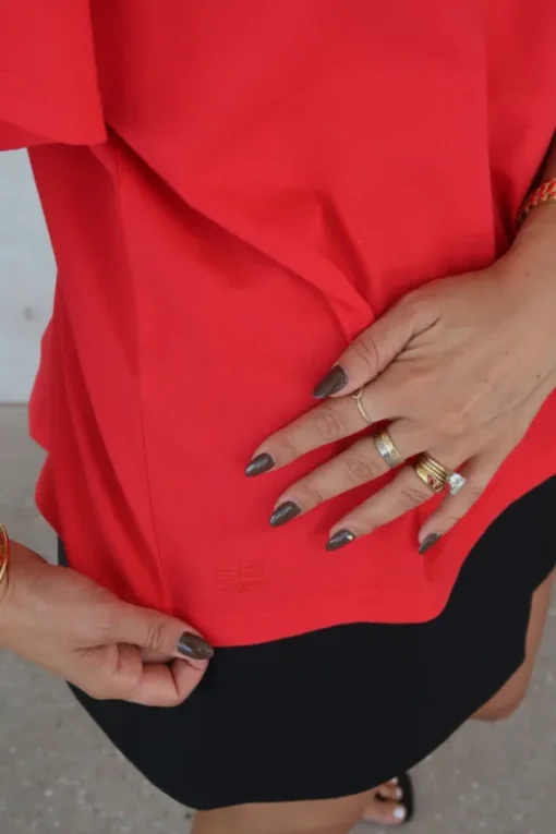 Boyfriend Tee Red