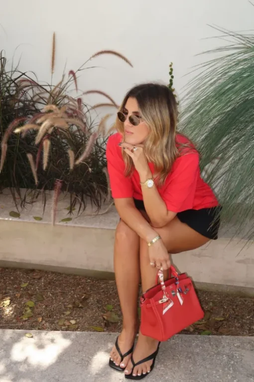 Boyfriend Tee Red