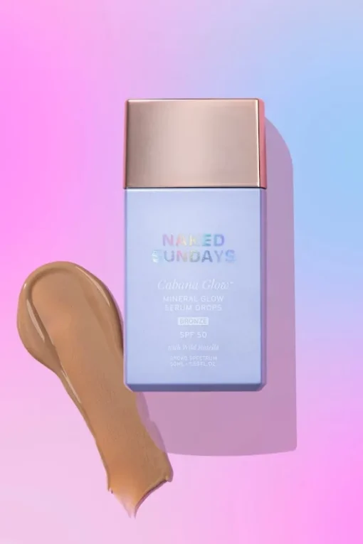 CabanaGlow™ SPF50 Mineral Glow Serum Drops Bronze