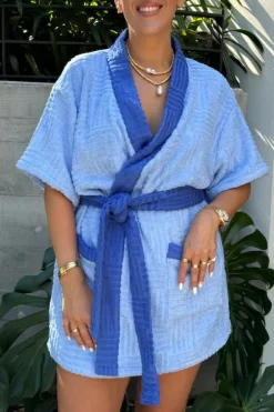 Cali Robe Cornflower Blue/Blue