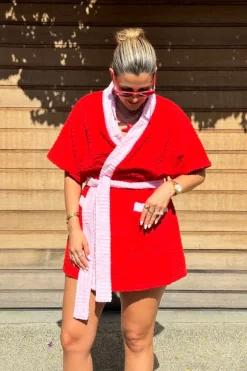 Cali Robe Red/Pink