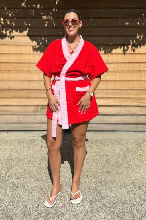 Cali Robe Red/Pink
