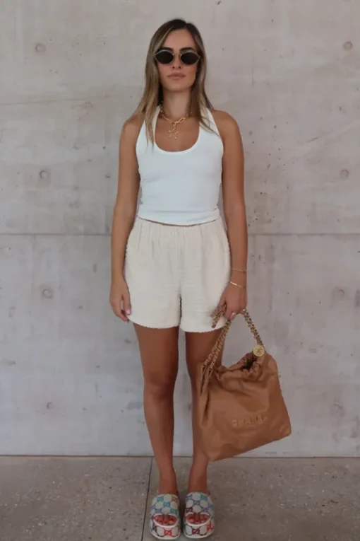 Cali Shorts Ecru