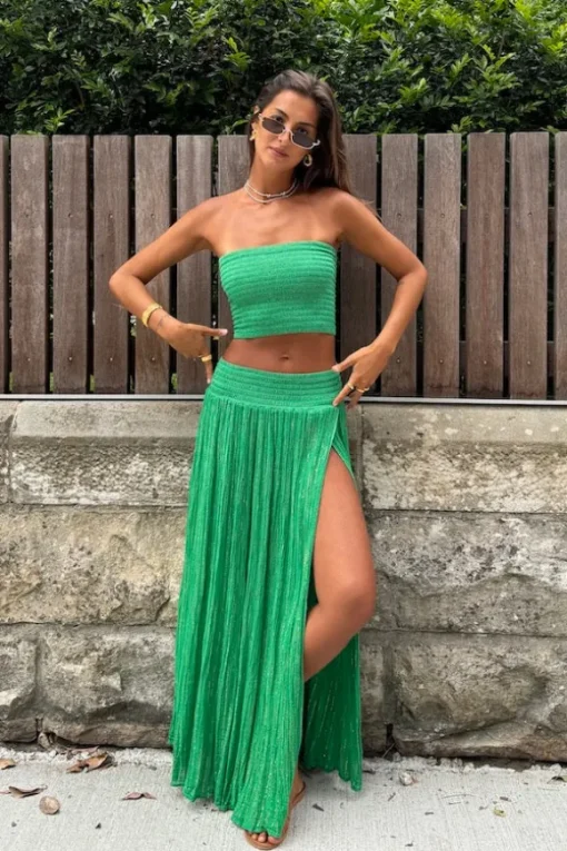 Calypso Skirt Emerald/Gold
