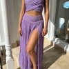 Calypso Skirt Lavender/Gold