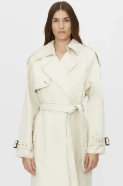 Calyx Denim Coat Light Stone Wash