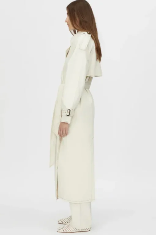 Calyx Denim Coat Light Stone Wash
