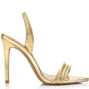 Camille Sandal Gold Metallic Leather