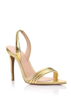 Camille Sandal Gold Metallic Leather