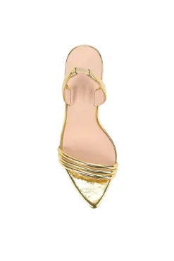 Camille Sandal Gold Metallic Leather