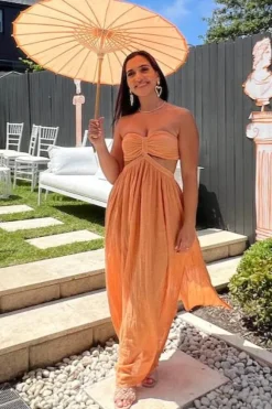 Chloe Dress Apricot