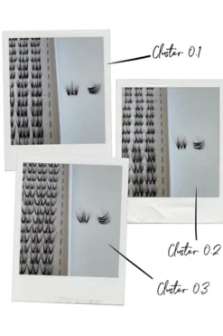Cluster 0.3 Mix Size Lashes