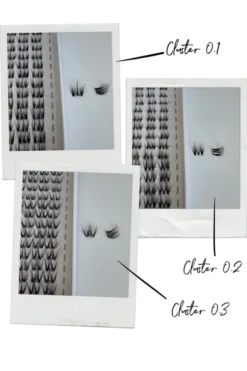 Cluster 0.1 Mix Size Lashes