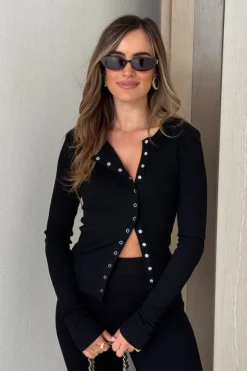 Cooper Long Sleeve Top Black