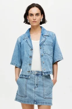 Crop Resort Short Sleeve Shirt Radio