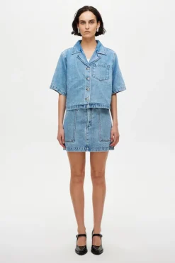 Crop Resort Short Sleeve Shirt Radio