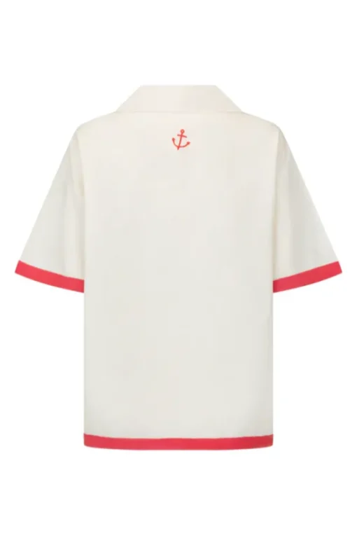 Del Mar Shirt Set Lobster Red