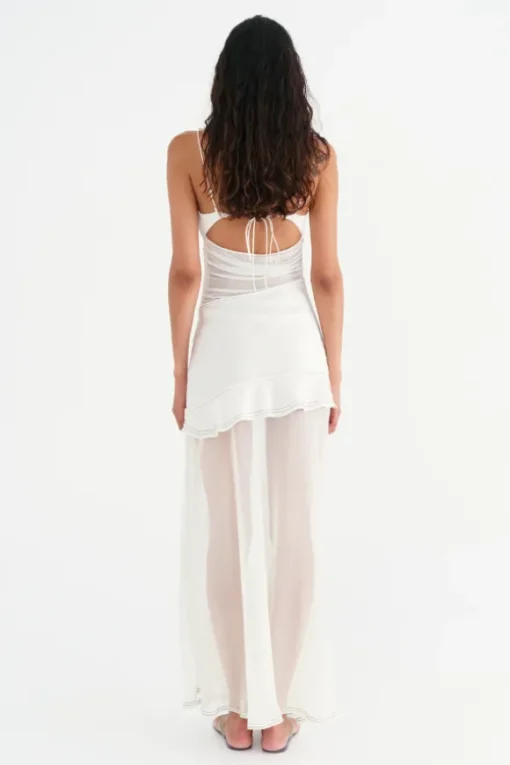 Delilah Maxi Dress Off White