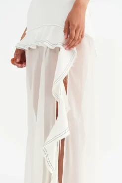 Delilah Maxi Dress Off White