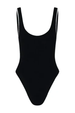 Faye Contrast Swim Black/White