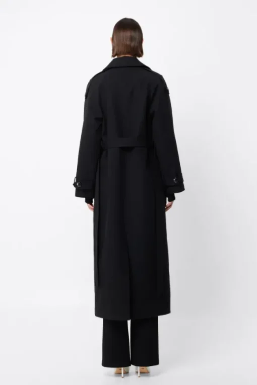 Franklin Trench Coat Black