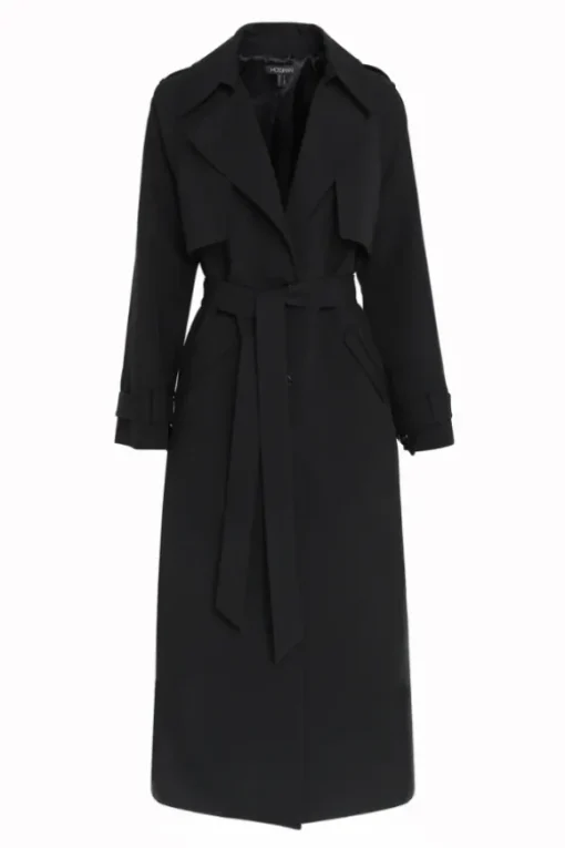Franklin Trench Coat Black