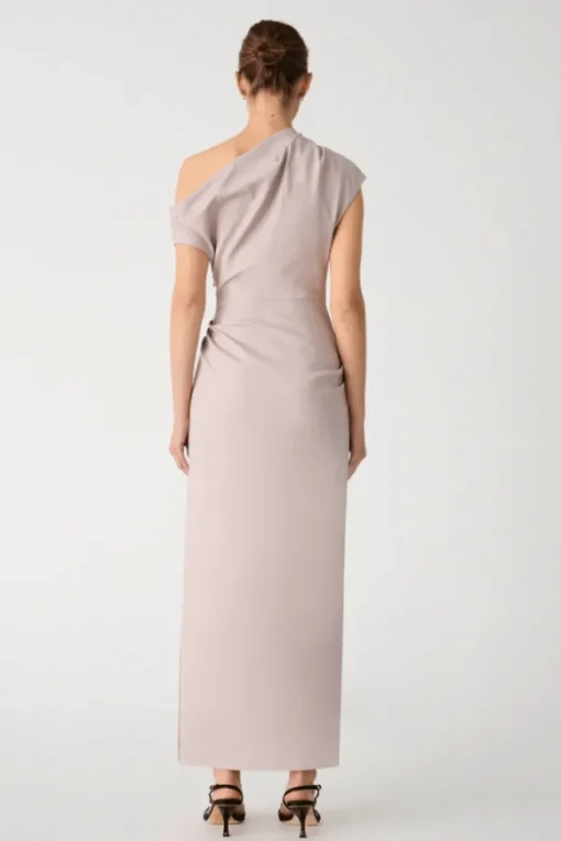 Gia Midi Dress Faded Silver