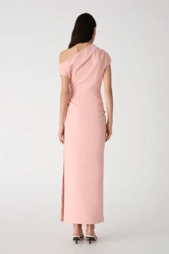 Gia Midi Dress Rose Quartz Pink