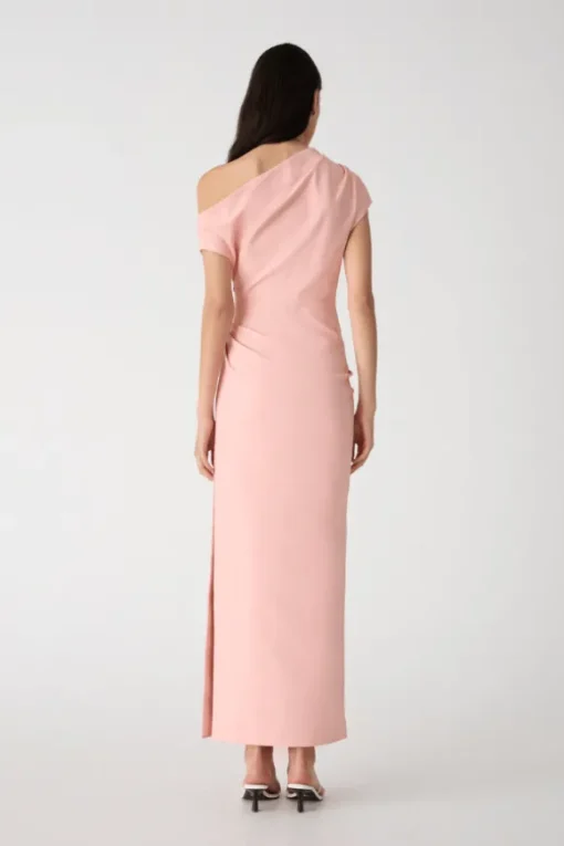 Gia Midi Dress Rose Quartz Pink