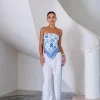 Greco Disco Silk Scarf Evil Eye