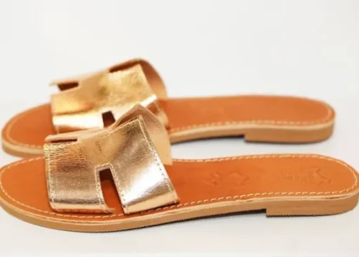 H Sandals Gold