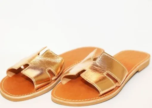 H Sandals Gold