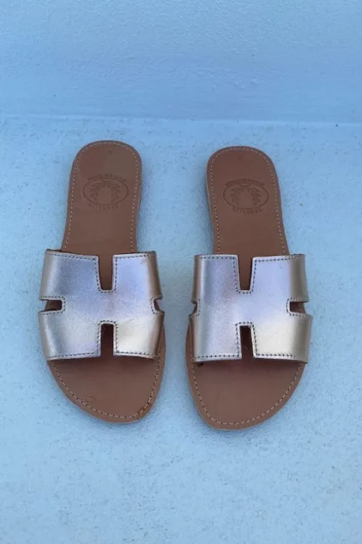 H Sandals Gold
