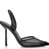 Harley Heel Black Mesh