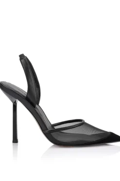 Harley Heel Black Mesh