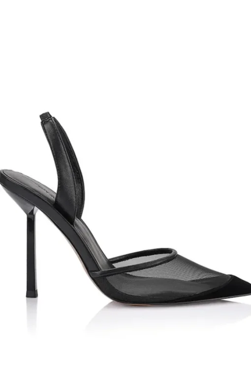 Harley Heel Black Mesh