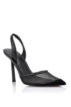 Harley Heel Black Mesh