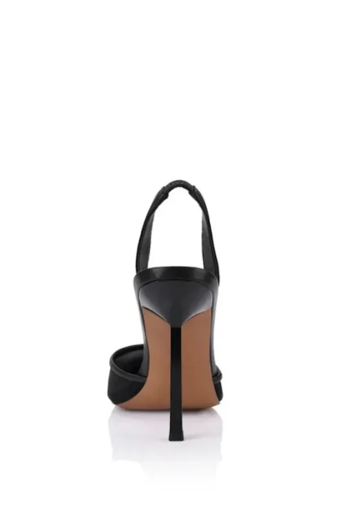 Harley Heel Black Mesh