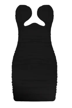 Heart Dress Black